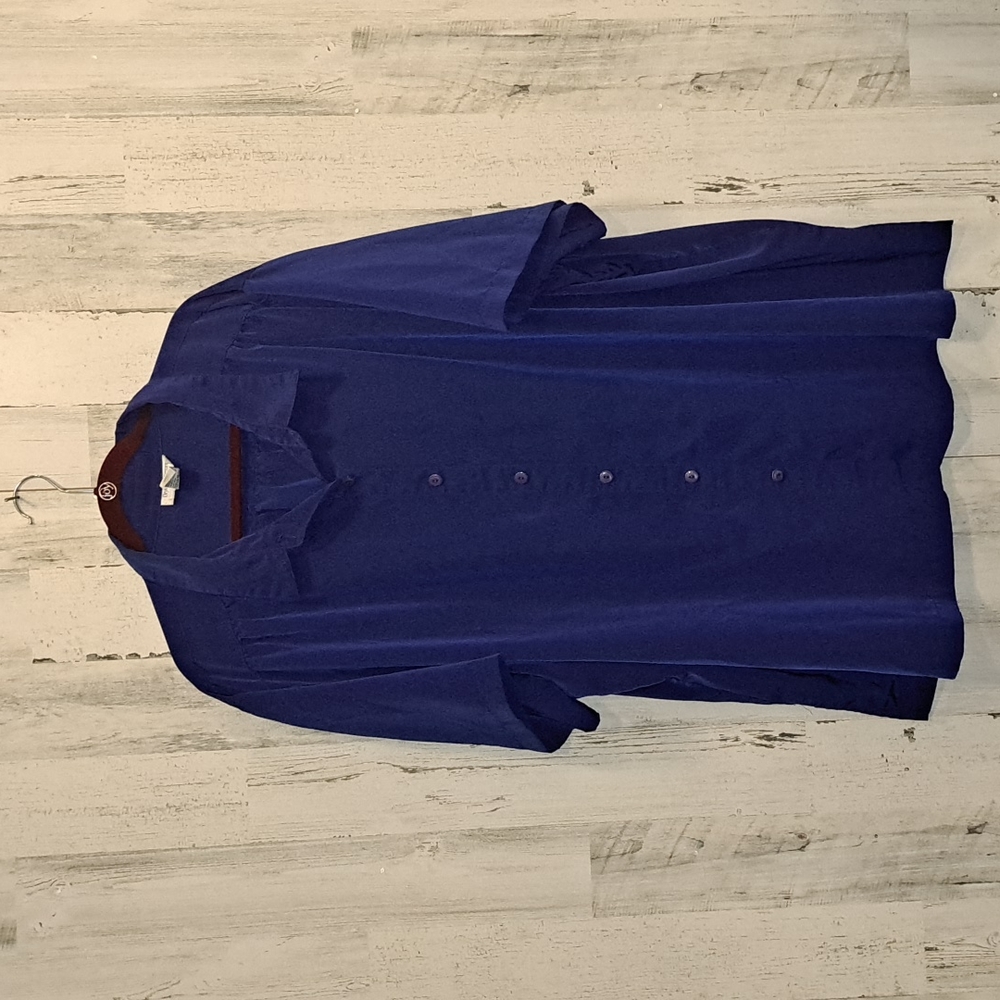 0903 Brylane Woman Button Up Blouse